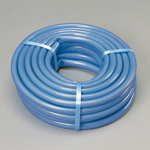 まる まとめ)アイリスオーヤマ 耐圧糸入カットホース 20m ブルー