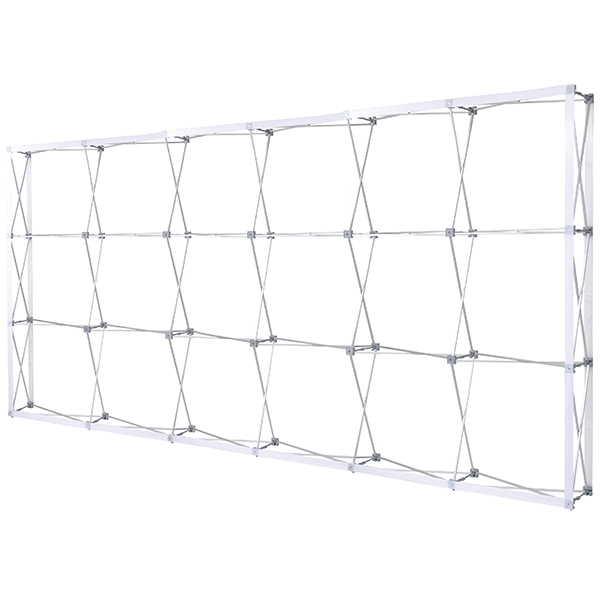 友屋 イージーシステムパネル タペストリー用 定番ポップアップ式 3×6