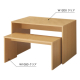 �ؐ� �l�X�g�e�[�u�� �R�̎��^ W1,200mm �N���A