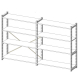 S-RACK���Z�b�g 2�A��9040 W1,844�~H1,480mm  �u���E�� ���s400mm