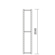 S-RACK �T�C�h�t���[�� D400 H2080 ���h��