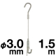 �^�L�� �`���[�u�n���K�[�Z�b�g25 ��3mm/1.5m