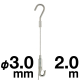 �^�L�� �`���[�u�n���K�[�Z�b�g25 ��3mm/2.0m