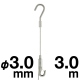 �^�L�� �`���[�u�n���K�[�Z�b�g25 ��3mm/3.0m