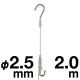 �^�L�� �`���[�u�n���K�[�Z�b�g25 ��2.5mm/2.0m
