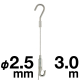 �^�L�� �`���[�u�n���K�[�Z�b�g25 ��2.5mm/3.0m