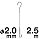 �^�L�� �`���[�u�n���K�[�Z�b�g25 ��2mm/2.5m