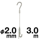 �^�L�� �`���[�u�n���K�[�Z�b�g25 ��2mm/3.0m
