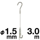 �^�L�� �`���[�u�n���K�[�Z�b�g25 ��1.5mm/3.0m