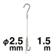 �^�L�� �`���[�u�n���K�[�Z�b�g19 ��2.5mm/1.5m