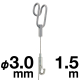 �^�L�� �_�u���`���[�u�n���K�[�Z�b�g25 ��3mm/1.5m