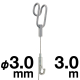 �^�L�� �_�u���`���[�u�n���K�[�Z�b�g25 ��3mm/3.0m