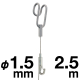 �^�L�� �_�u���`���[�u�n���K�[�Z�b�g25 ��1.5mm/2.5m
