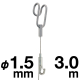 �^�L�� �_�u���`���[�u�n���K�[�Z�b�g25 ��1.5mm/3.0m