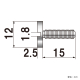 �t�@�[�X�g(�f�B�X�v���C) �|�s�b�N �a�t�{���g�^�C�v ���σr�X No.12-BB-2