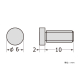 SCULPS �o�[��6mm �{���g ��6-2-10mm