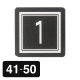 ������ �T�C���V�[�g 41�`50 [10���g] AS-641 No.41�`50