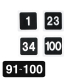 ������ �T�C���V�[�g �����V�[�g�� �u���b�N AS-632 No.91�`100