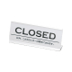 ������ �A���~�J�E���^�[ CLOSED CI-6 �V���o�[