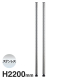 �G���N�^�[ �x�[�V�b�N�V���[�Y �|�[�� �X�e�����X 2�{���� B86PS2 2200mm