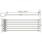 �g�X�J�o�m�b�N �t�@�X���[�v 5000�{���� FL-8 8cm