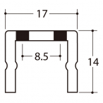 ROYAL(���C����) ROYAL �`�����l���T�|�[�g AWF-15 2,400mm