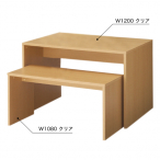 �ؐ� �l�X�g�e�[�u�� �R�̎��^ W1,200mm �N���A