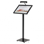 ���j���[�X�^���h LED���C�g�t W454�~H340mm MLA3 �u���b�N