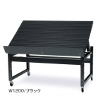 �f�B�X�v���C�e�[�u�����C���{�[�h�d�l W1200/�u���E��