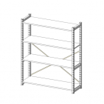 S-RACK���Z�b�g �P��1240 W1,240mm�~H1,480mm  ���h�� ���s400mm