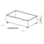 S-RACK�X�g�b�J�[�� �u���E�� W850�~D400mm