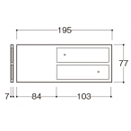 �� IS�v���[�g�P�[�X IS-2 2�l�p