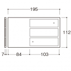 �� IS�v���[�g�P�[�X IS-3 3�l�p