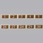 �� �e�[�u���i���o�[ �a���^�C�v �I�[�N 1�� BJ24 17