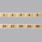 �� �e�[�u���i���o�[ �a���^�C�v �`�[�N 1�� BJ25 17