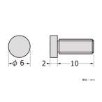 SCULPS �o�[��6mm �{���g ��6-2-10mm
