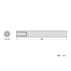 SCULPS �o�[��6mm �Ѓi�b�g ��6-50mm