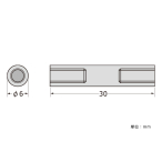 SCULPS �o�[��6mm ���i�b�g ��6-30mm