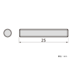 SCULPS �o�[��6mm �ڑ��l�W M4-25 M4-25mm