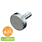 �p�C�I�j�A�e�b�N �����p ���σ{���gE�^�C�v PT-E25F20-CR ��25�~20mm