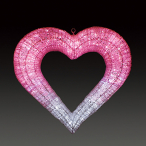 LED�N���X�^���O���[ �n�[�g �z���C�g�s���N