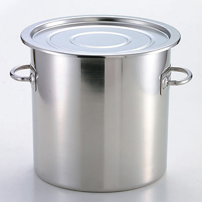 18-8 ステンレス テーパー型食品コンテナ 蓋付 33型 SH-6733 20