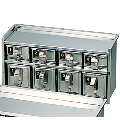 薬味入 引出式 2段8ヶ入 18-8 EBM 新品ヤクミ入 引出式 18-8（ステンレス） 2段8ヶ入 SA18-8溶接引出式