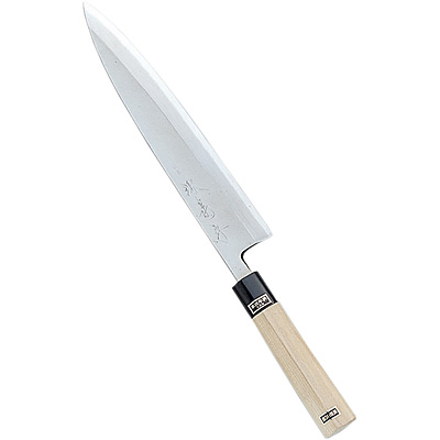 堺菊守 銀3鋼和庖丁 本職用 身卸し 27cm - 調理器具のSHOKUBI