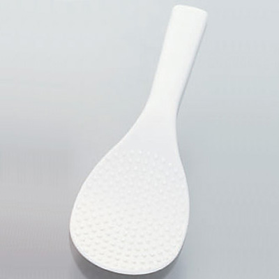 ごはんがつきにくいしゃもじ 白 KW-LW 190mm - 調理器具のSHOKUBI