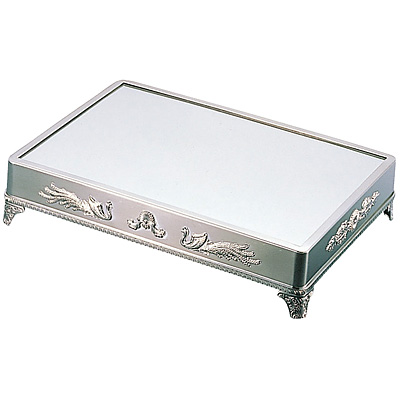 YUKIWA UK18−8角ミラープレート 菊模様 ブラックアクリル 20インチ NML42203 YUKIWA UK18−8丸ミラープレート 菊模様 アクリル 16インチ NML44161