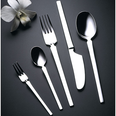 LUCKY WOOD 18-10 ステンレス No.16000 スカンジナビア ケーキフォーク