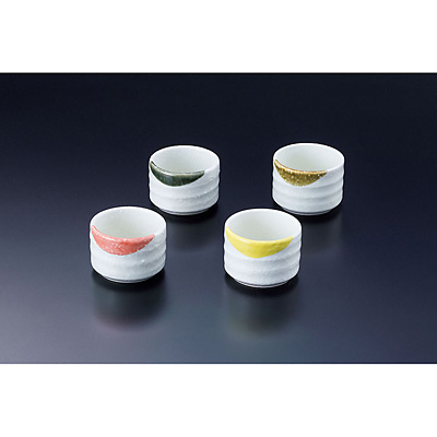 粉引釉 珍味入れ 約φ5.4cm 黄 - 調理器具のSHOKUBI