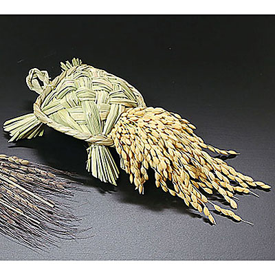 稲わら飾り 亀 - 調理器具のSHOKUBI