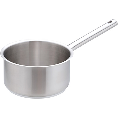 ムラノ インダクション 18-8 ステンレス 片手浅型鍋 蓋無 20cm - 調理